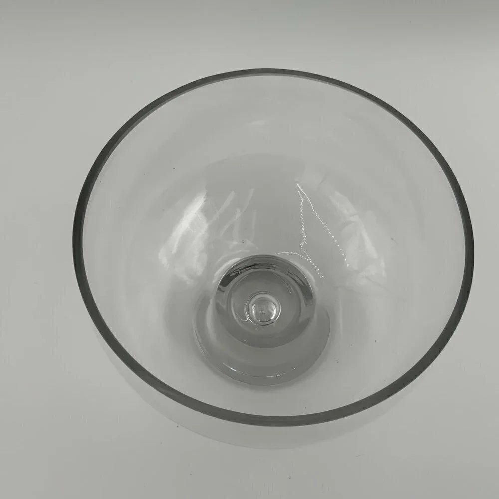 Lg Round Glass Cake Cloche Dome Vacuum Bell Jar 7.25